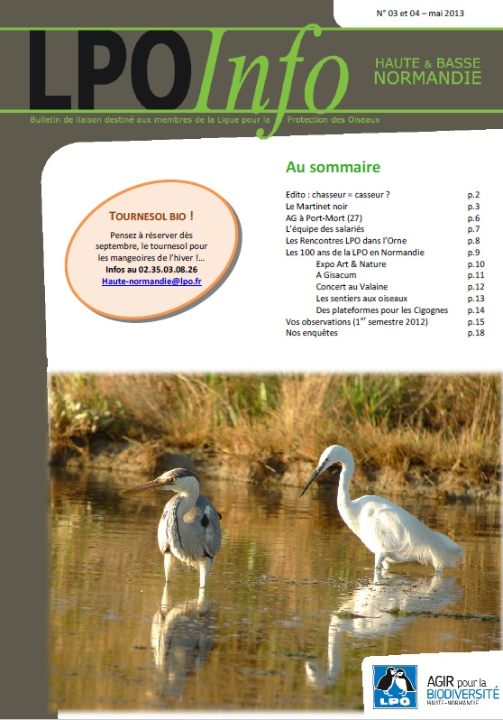 couverture du LPO Infos numéro 03-04