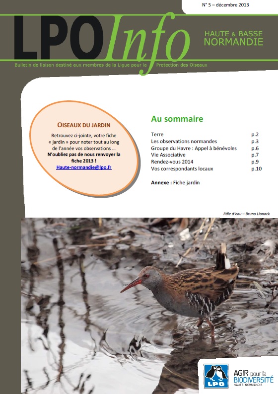couverture du LPO Infos numéro 05