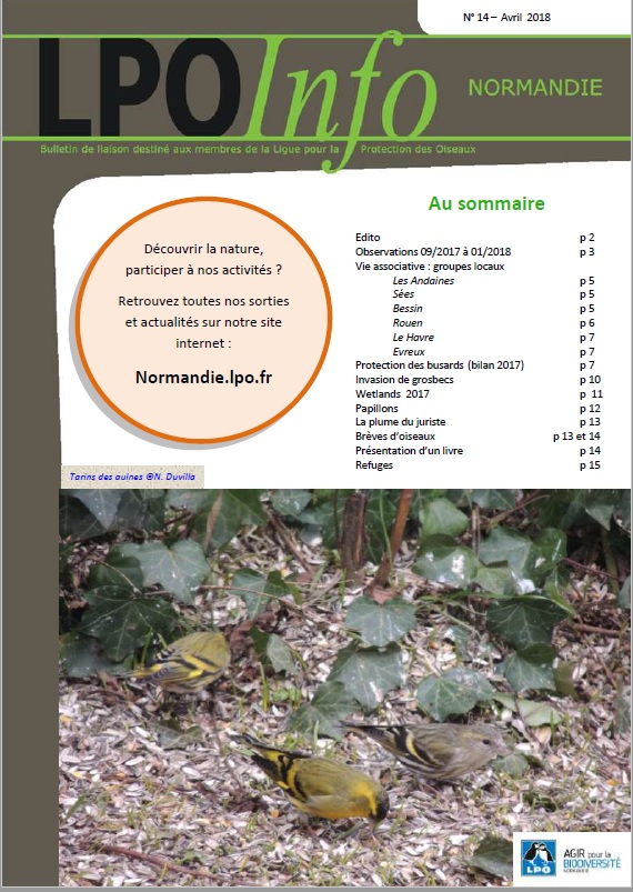 couverture du LPO Infos numéro 14